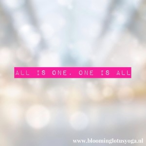 All is one